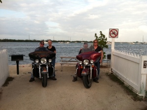 Riding in the Florida Keys.